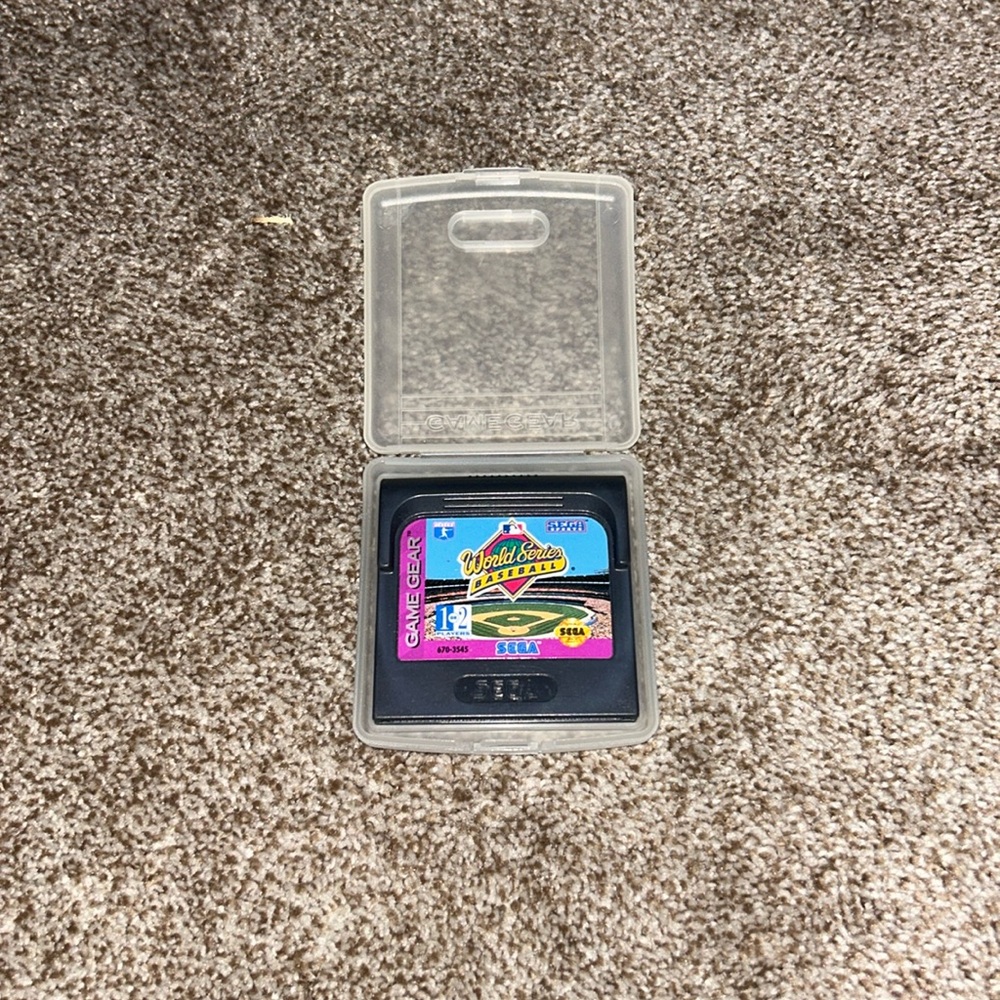 Sega Genesis Game- World Series Baseball